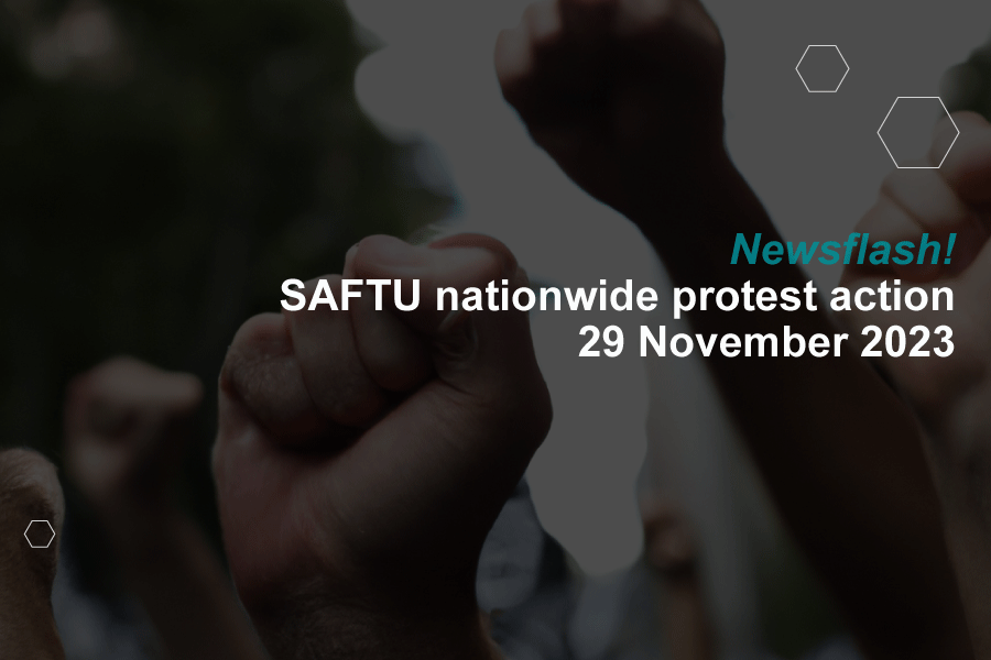 SAFTU nationwide protest action 29-November 2023